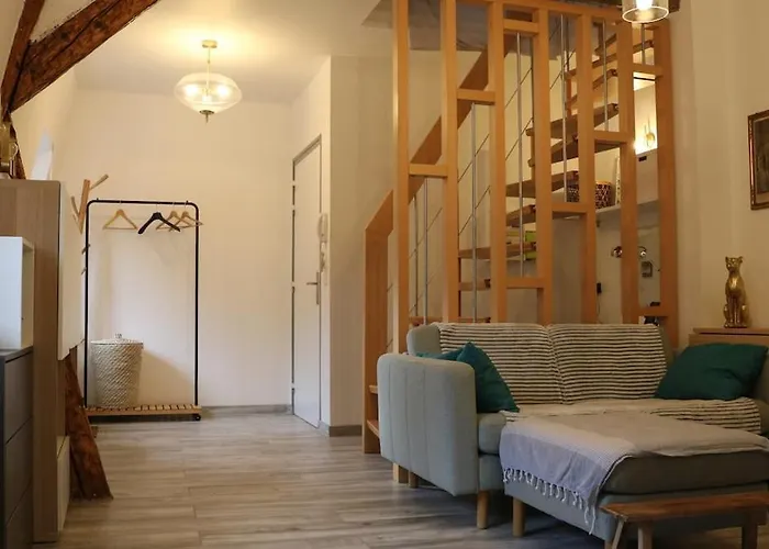 Lägenhet Le Duplex Des Marchands *